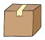 A sealed box